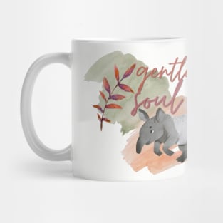 Gentle Soul Watercolour Tapir Mug